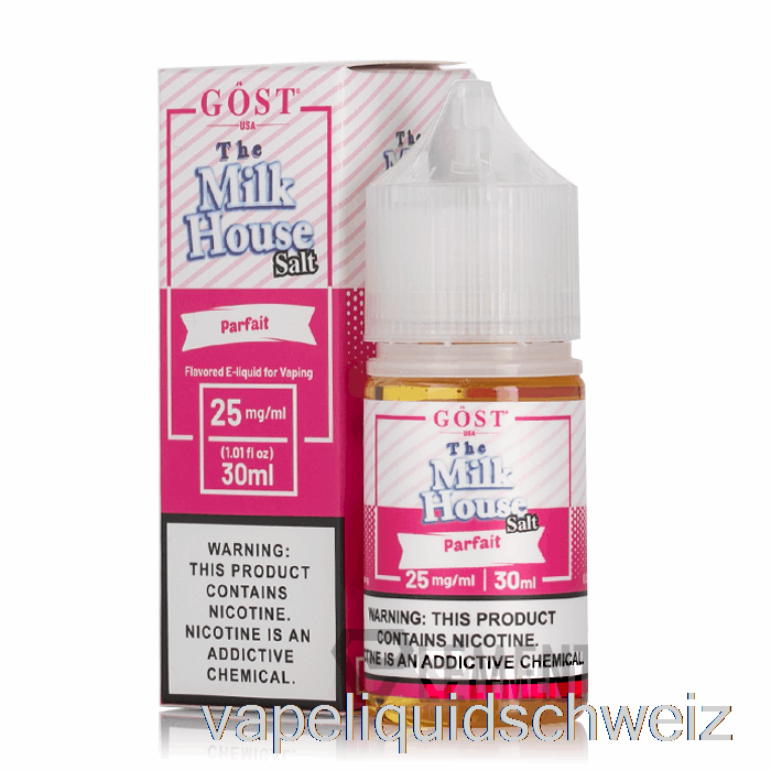 Parfaitsalze – The Milk House – Gost Vapor – 30 Ml, 25 Mg Vape Ohne Nikotin